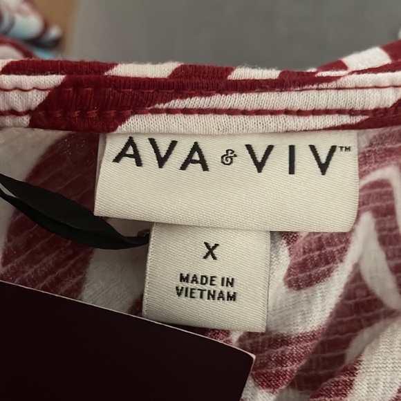 *DONATED* AVA & VIV NWT Midi Dress Size 0X - Picture 4 of 6